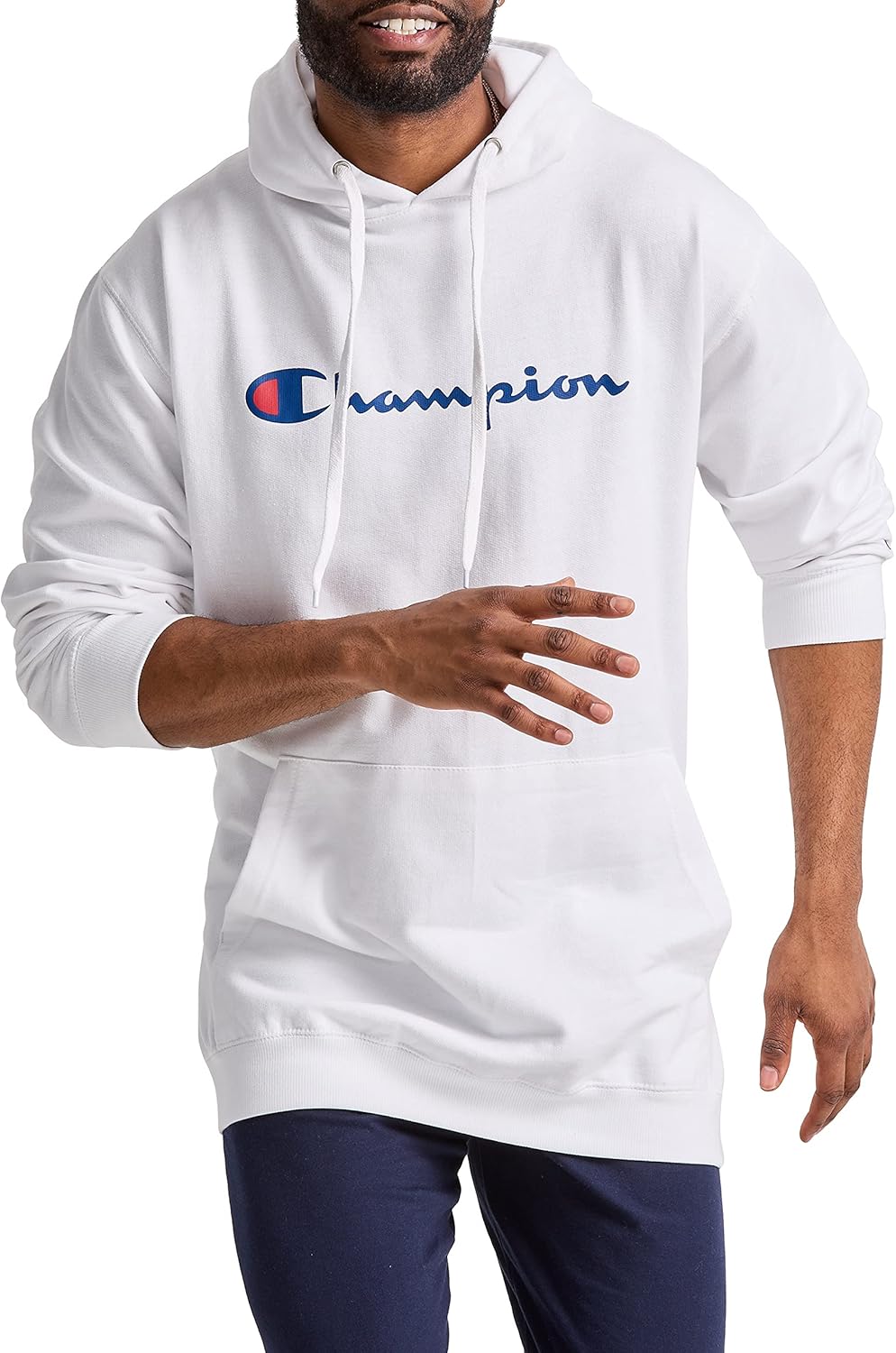 Champion Powerblend Hoodie with Script Logo