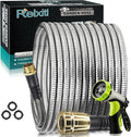 Relxitl Garden Hose 50 FT Stainless Steel - Never Kink or Tangle