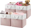 13x13x13 Storage Cube Bins Set of 4 - Large Foldable Fabric Organizers