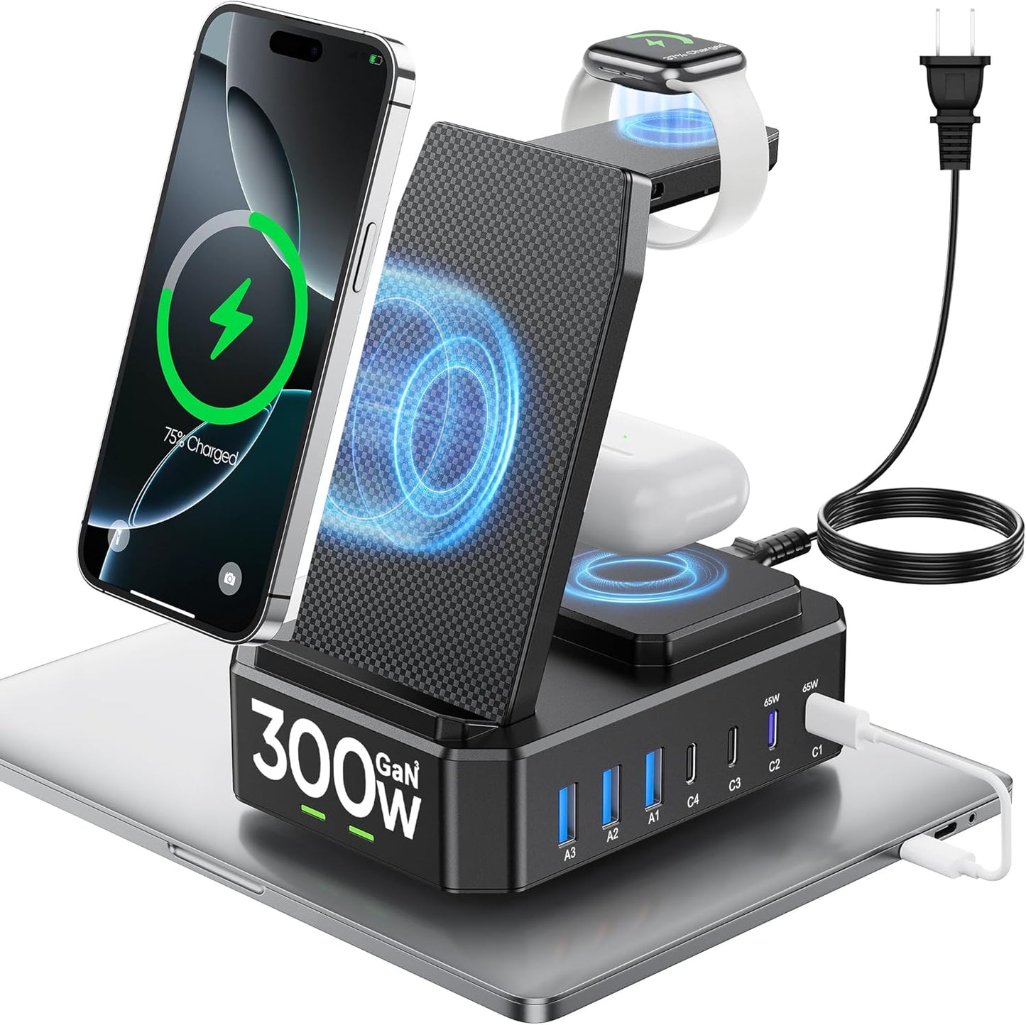 Fast 300W GaN Charger for Apple Devices