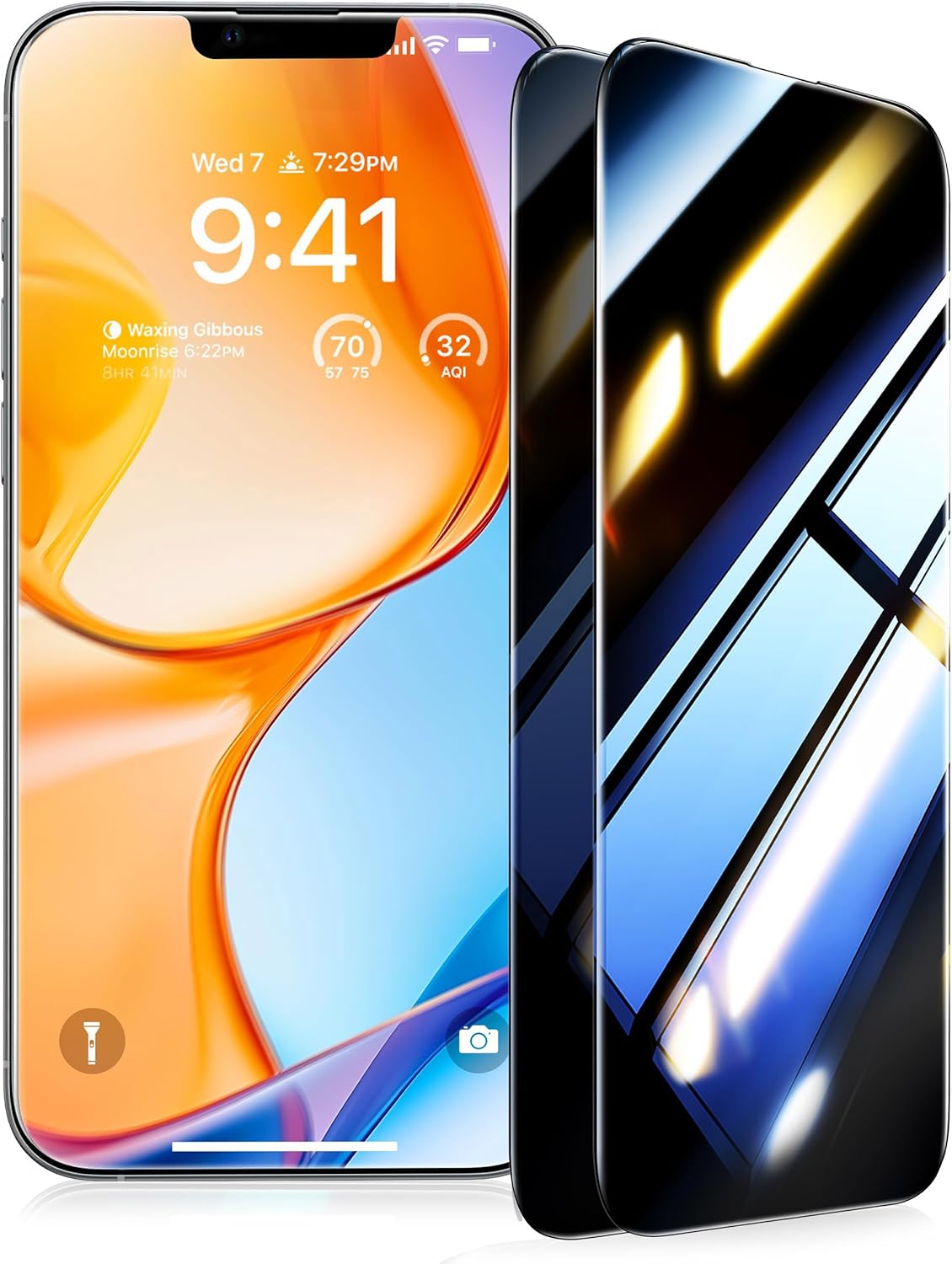 Ultra 9H+ Tempered Glass Privacy Screen for iPhone 13 Pro Max