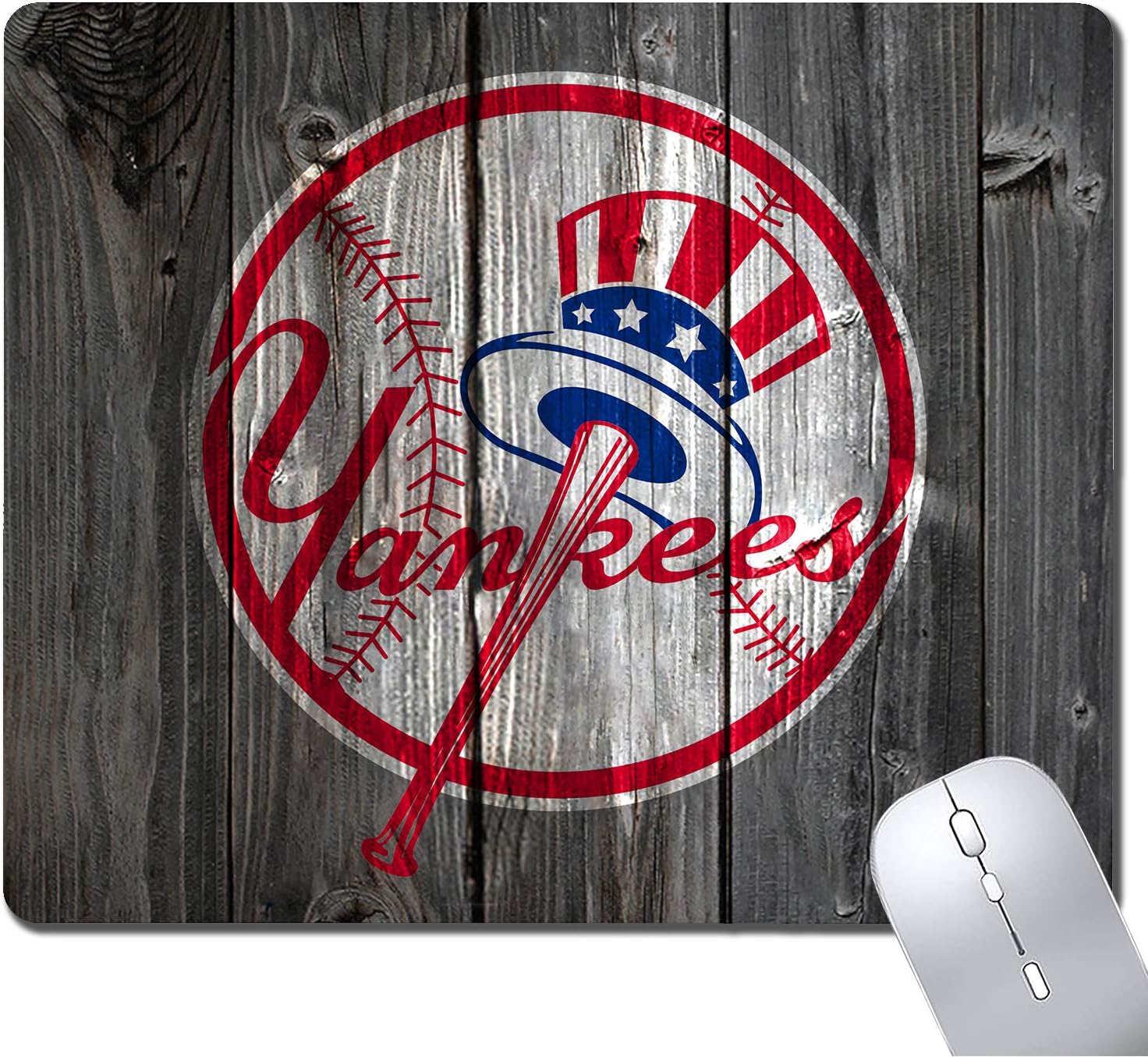 Non-Slip Wood Grain Mousepad - Enhanced Grip