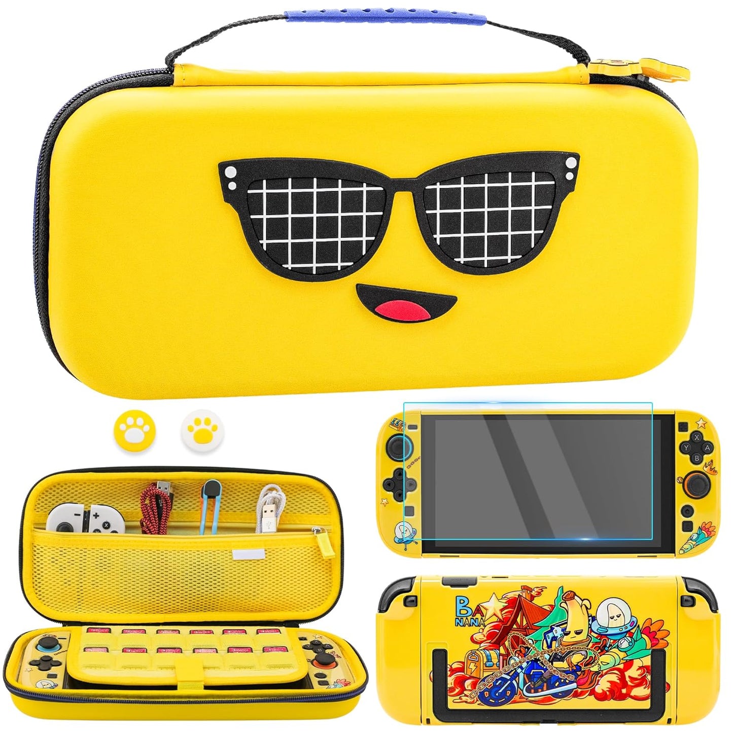 RHOTALL Carrying Case for Nintendo Switch 2 - Hard Shell Pouch