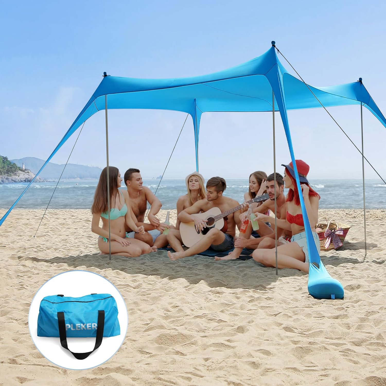 PLEKER Beach Canopy - Ultimate Sun Protection