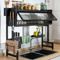 ASIEIT 3-Tier Over Sink Dish Drying Rack - Space-Saving Covered