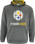Pittsburgh Steelers Hooded Sweatshirt with Colorful Hood Liner - Sizes