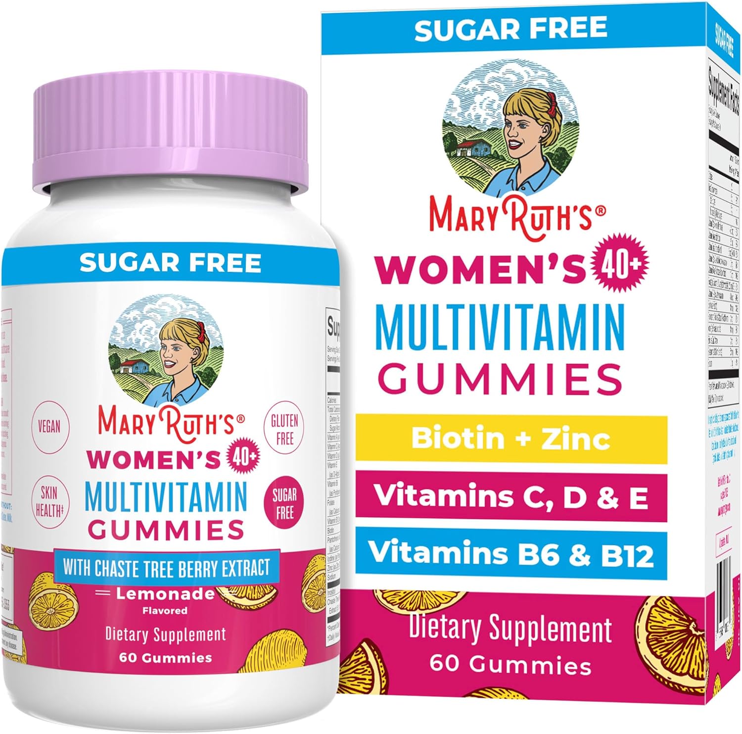 Vegan Vitamin Gummy for Women 40+ with Immune Support Benefits