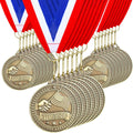 Quelay 30 Pcs 2ft Gold Citizenship Medals for Awards - Classroom