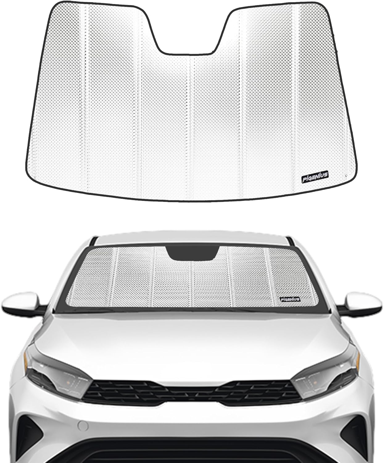 Custom Fit Windshield Sun Shade for 2019-2024 Kia Forte