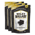 Wiley Wallaby Black Licorice 24 oz 3-Pack - Soft Chewy Classic