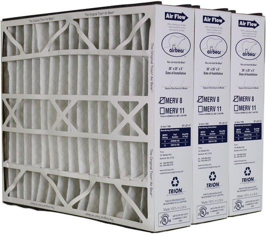3 Trion Air Bear 20x25x5 Genuine Air Cleaner Filters Review