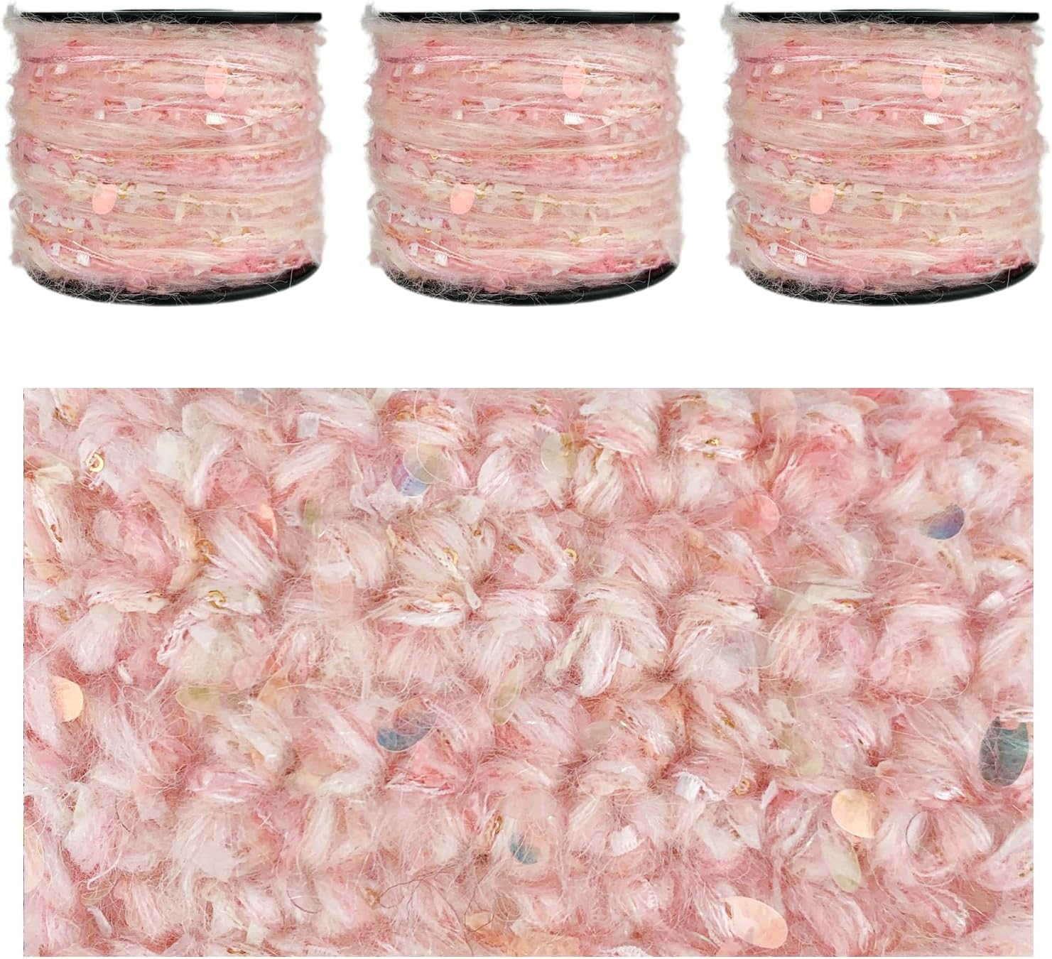 Artisanal Yarn Collection Multifiber Fancy Yarn for Crafts