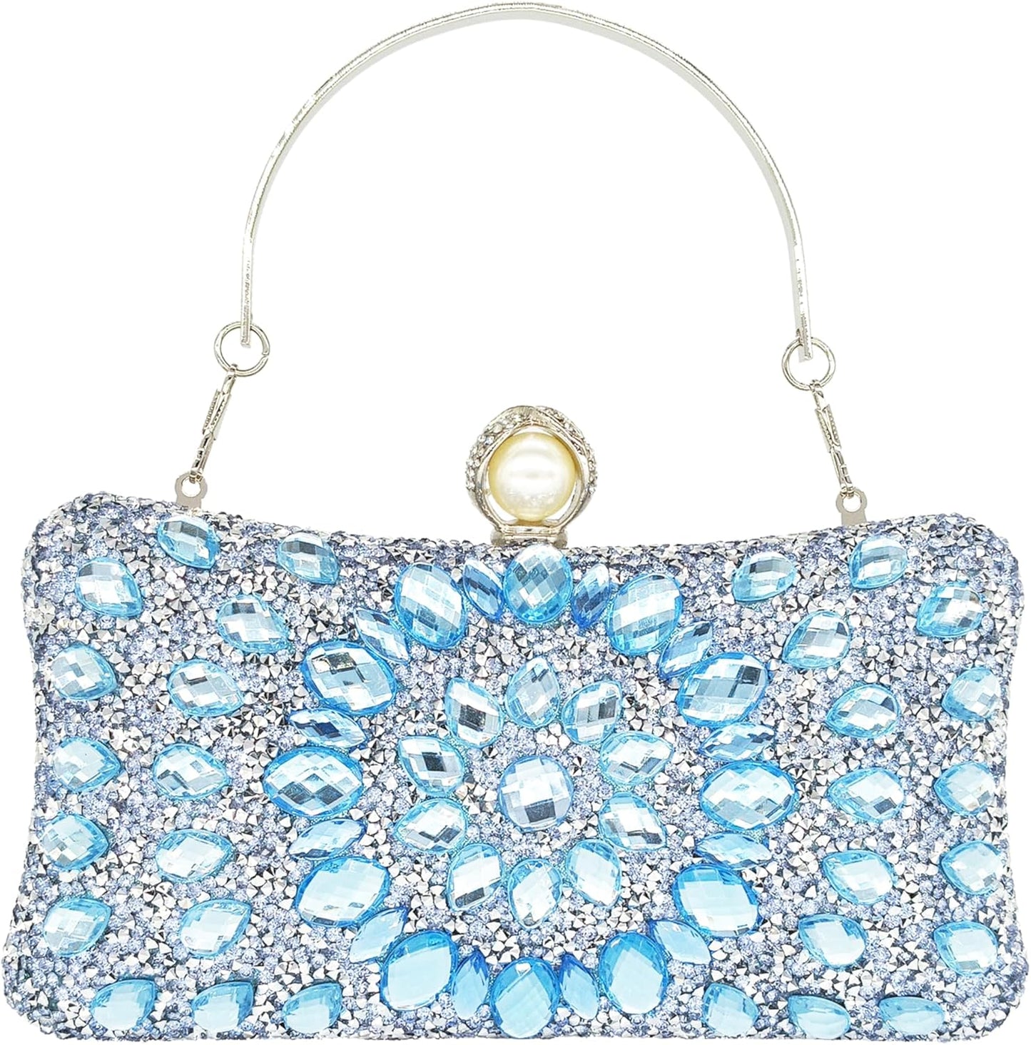 Rhinestone Clutch Purses for Women Evening Wedding Formal Bag