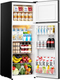 EUHOMY 7.4 Cu.Ft. Refrigerator with Freezer for Food Storage