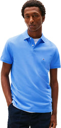 Tommy Hilfiger Men's Short Sleeve Polo Shirt - Organic Cotton Stretch