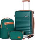 Carry On Luggage 22x14x9 Airline Approved Carry-On - Smooth Wheels