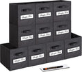 artsdi 11 Inch Storage Cube Set of 10 - Foldable Fabric Organizers