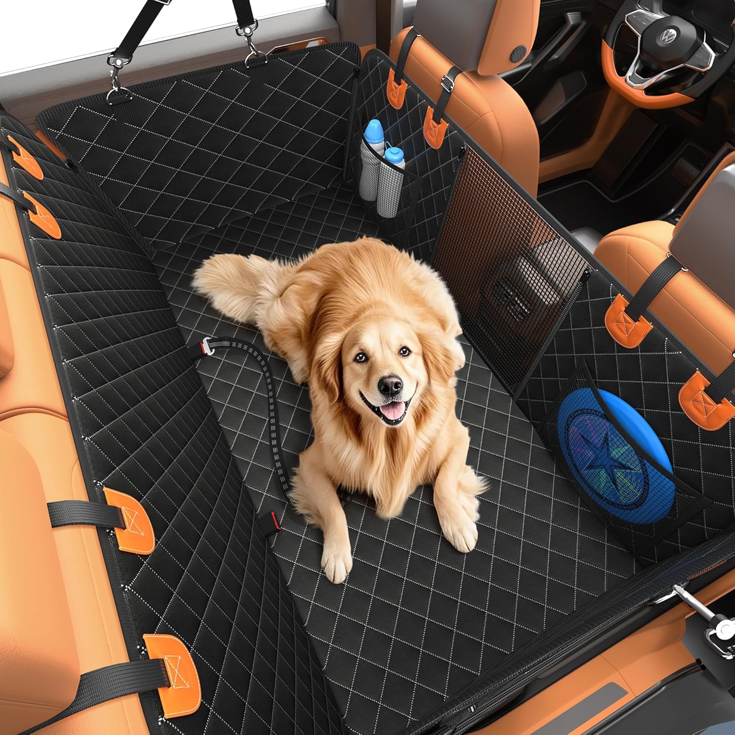 Dog Car Seat Cover for Back Seat - Waterproof and Scratch Resistant