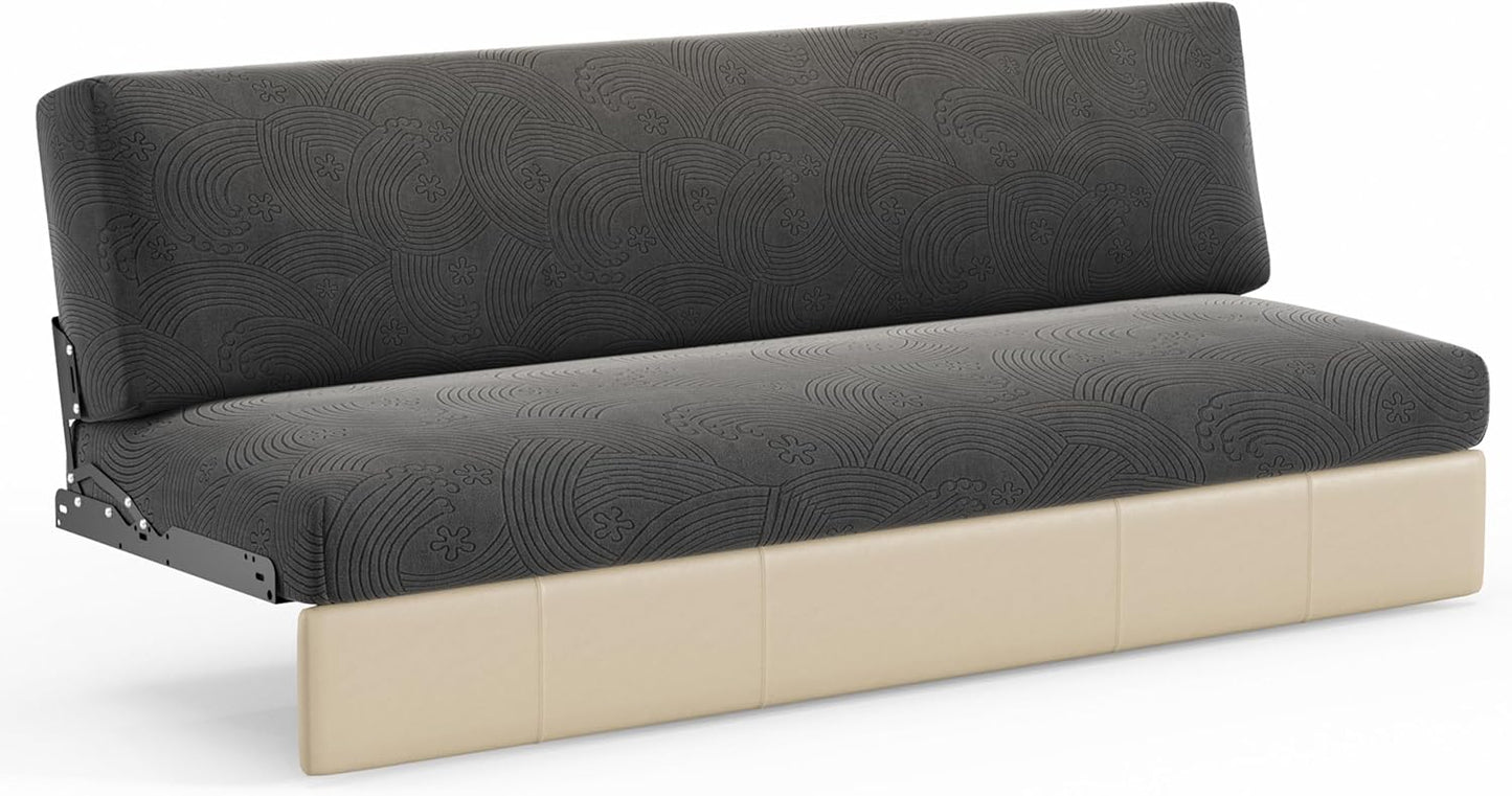 Hudson Comfort RV Couch Covers for Sofa Bed - Dark Gray