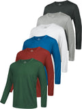 Long Sleeve Tee Shirts for Men Moisture Wicking Quick Dry - Sun Care