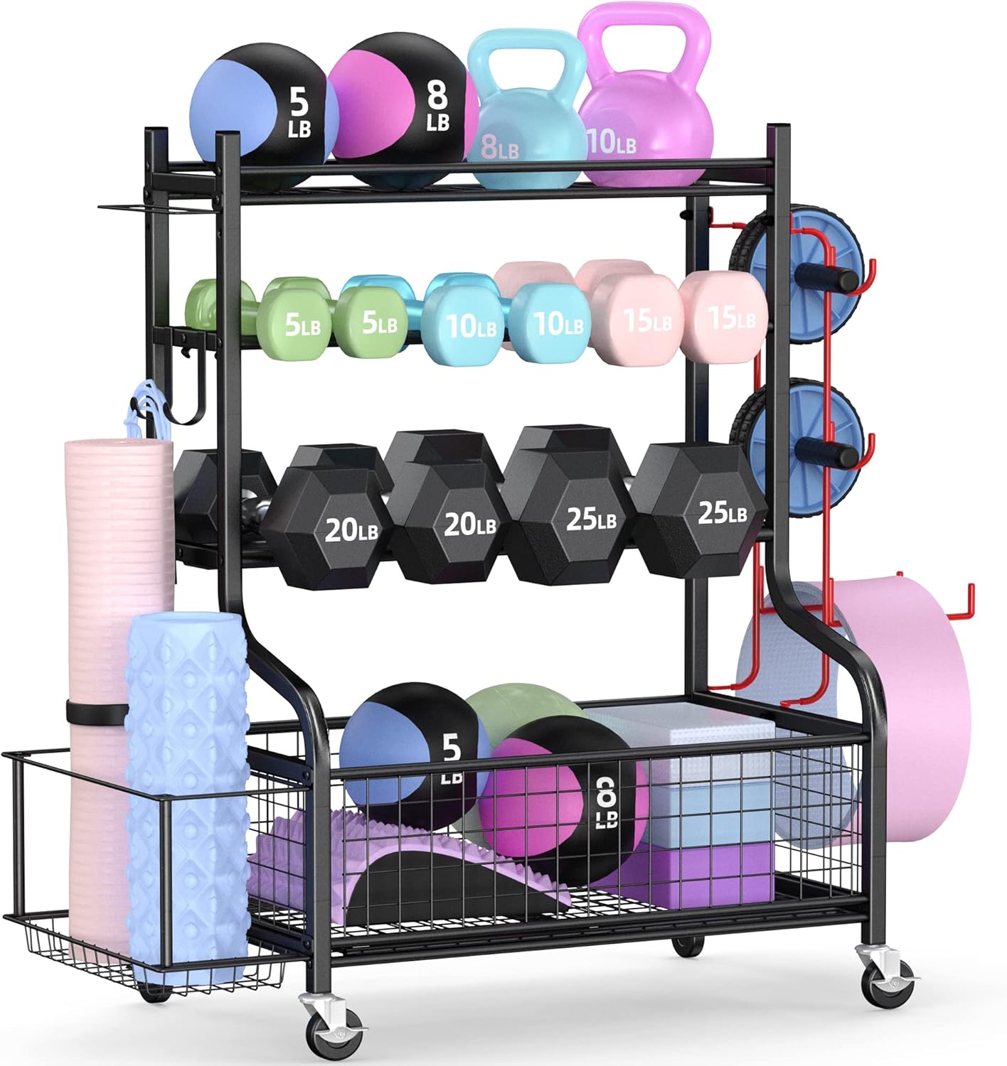 PLKOW All-in-One Dumbbell Rack: Organize Your Workout