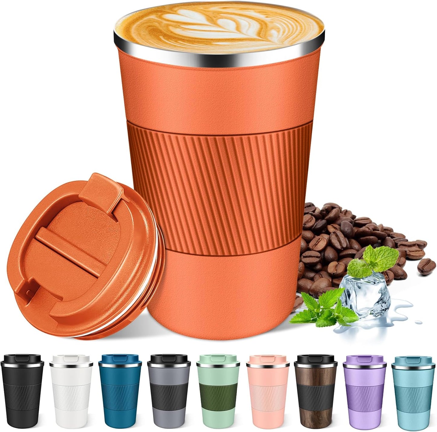 Leakproof Insulated Coffee Mug | Keeps Drinks Hot/Cold