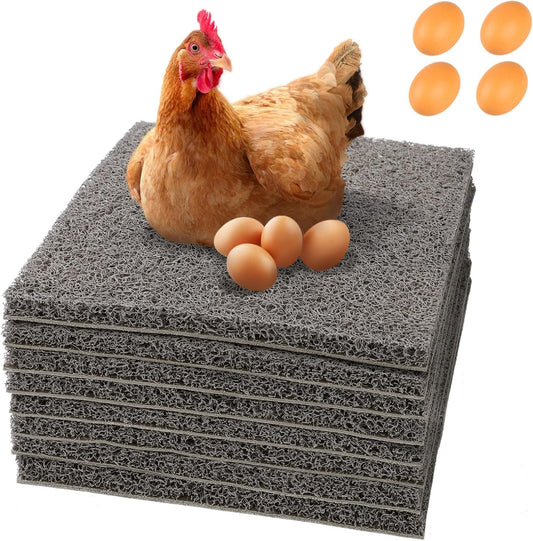 Washable Nesting Pads for Chicken Coop with Fake Eggs Set