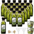 20 Pcs 4 oz Mini Glass Olive Oil Bottles for Kitchen Use