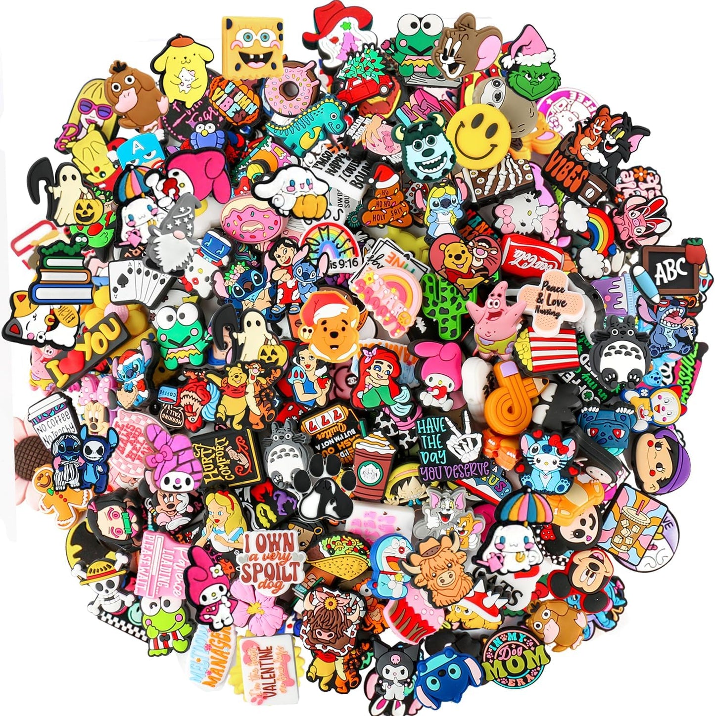 110Pcs Silicone Focal Beads for DIY Jewelry and Crafts