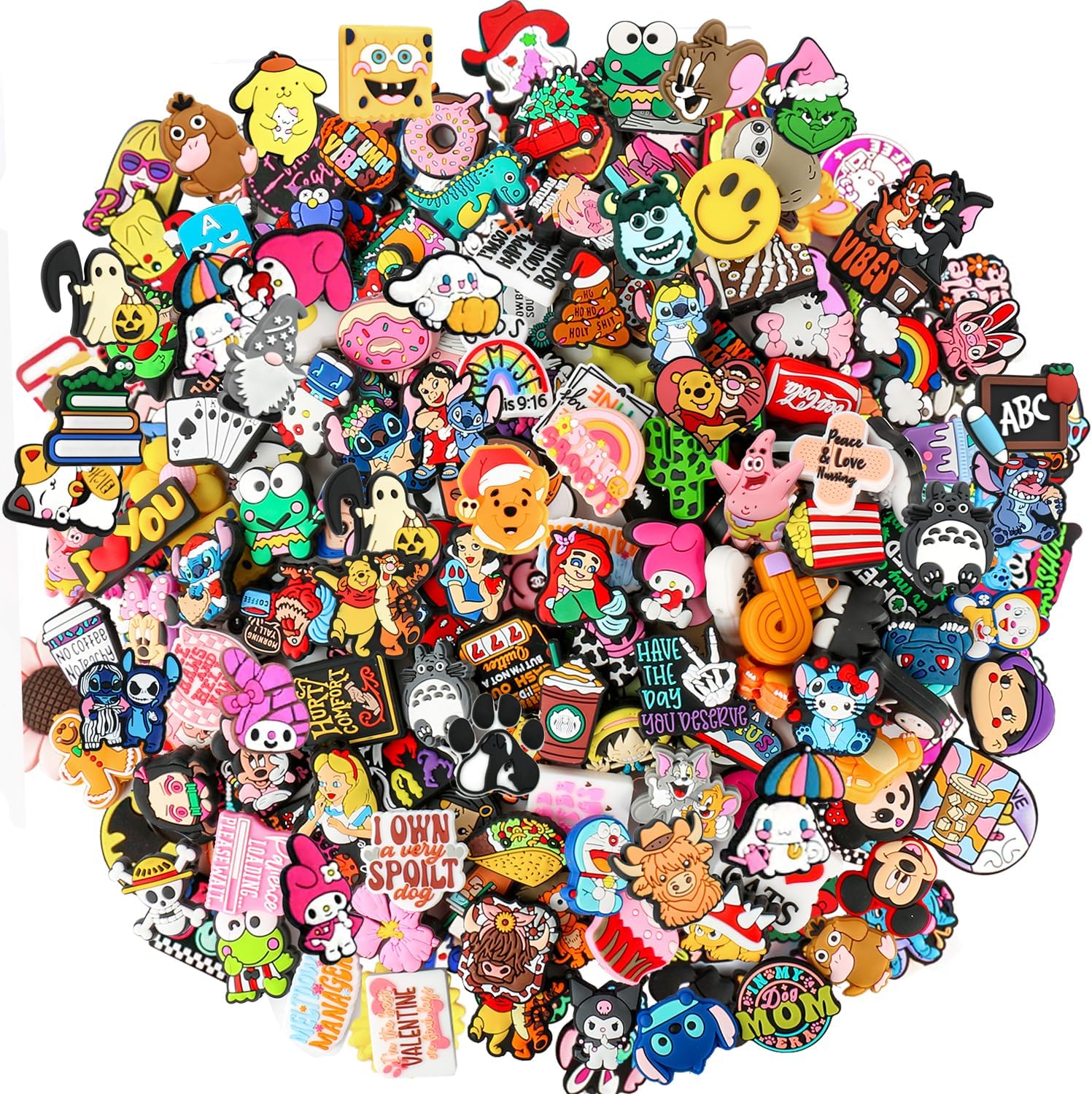 110Pcs Silicone Focal Beads for DIY Jewelry and Crafts