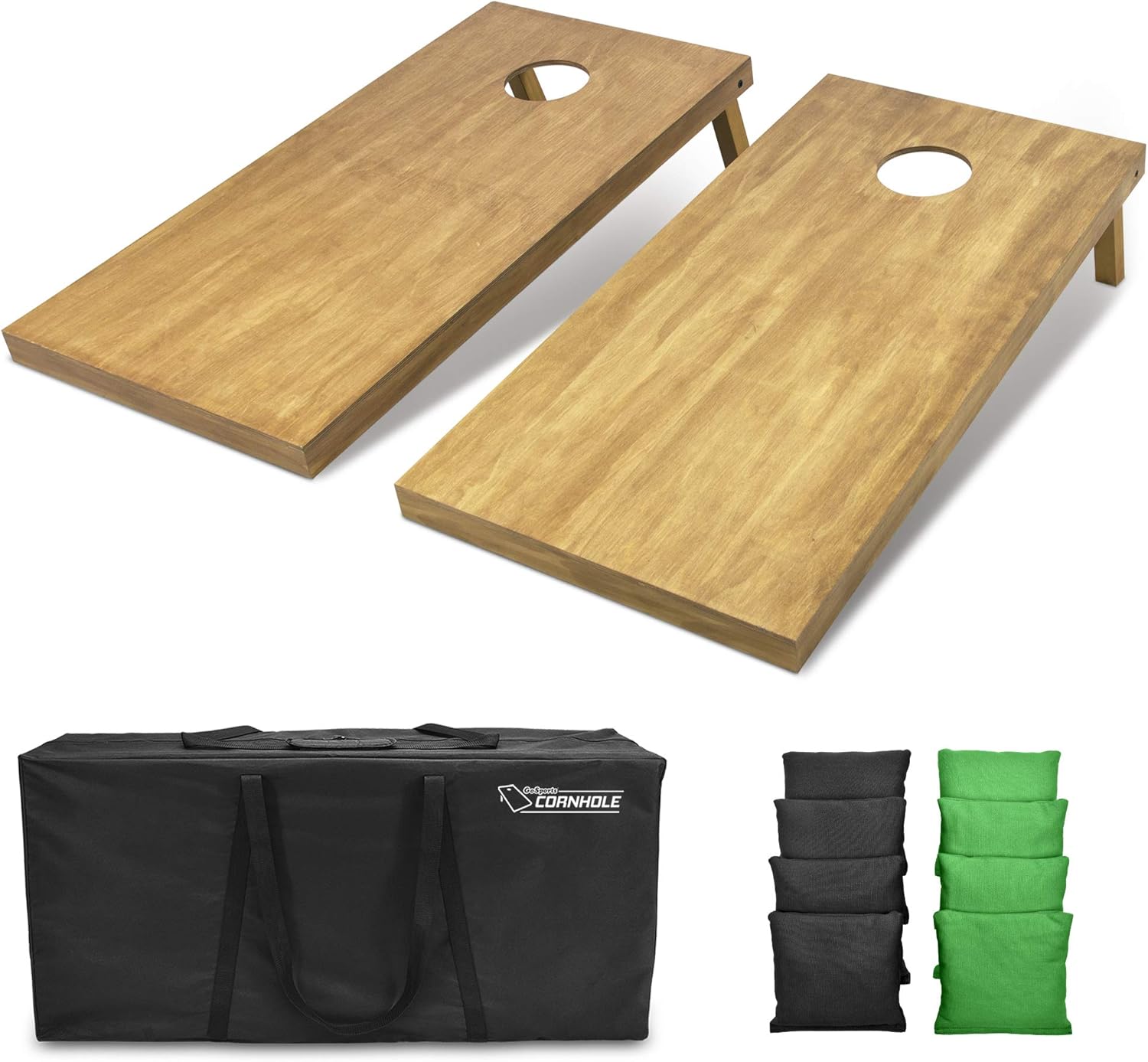 GoSports 4 ft x 2 ft Wooden Cornhole Boards Set Review