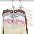 Clothes Hangers Space Saving Shirt Organizer 5-Layer - Saves Closet