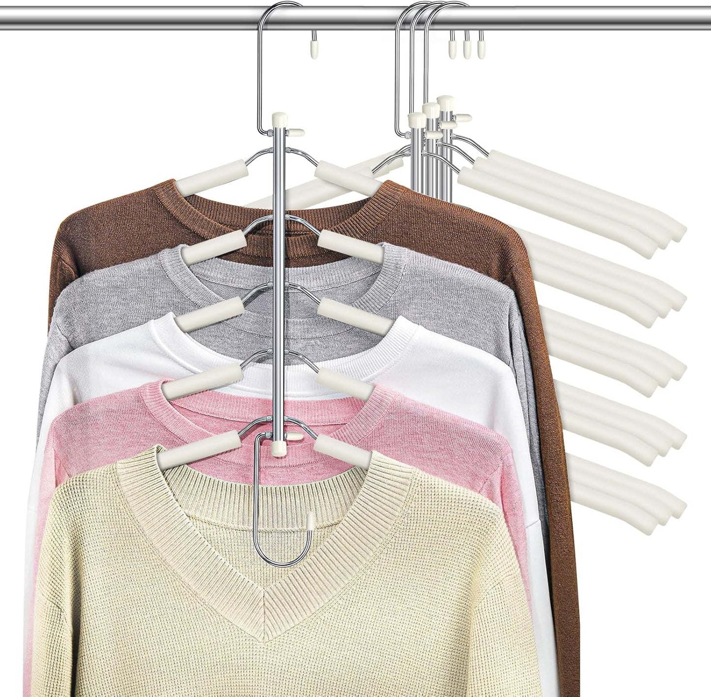 Space Saving Clothes Hangers for Closet Organization and Storage