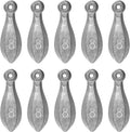 Bank Sinker Fishing Weights - Teardrop Lead Sinkers for Saltwater