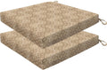 Honeycomb Outdoor Seat Pads 19 x 19 Set of 2 - Durable Patio Cushions