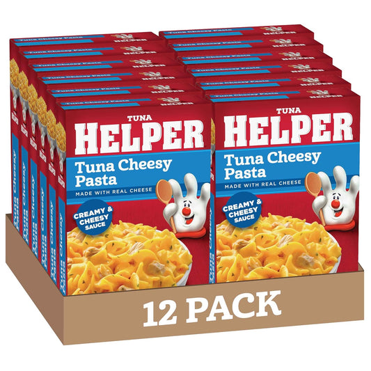 Tuna Helper Cheesy Pasta Mix with Real Cheese and Noodles