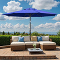 Outdoor Patio Umbrella 9FT with Crank and Tilt - Spacious Shade