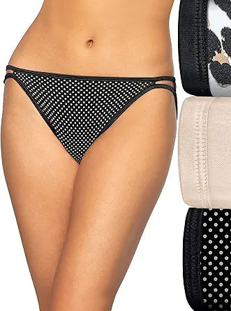 Vanity Fair Women's Illumination String Bikini Panties for Comfort