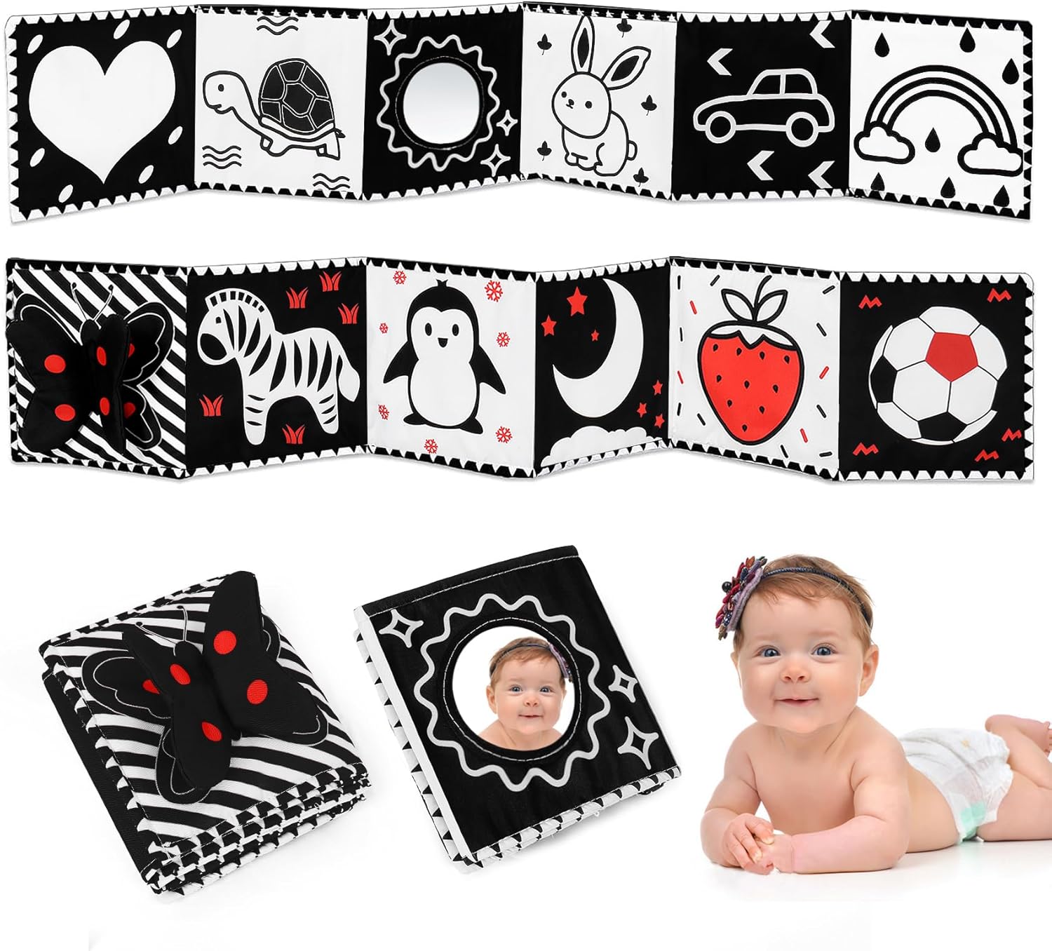Montessori Baby Soft Book for Brain Development