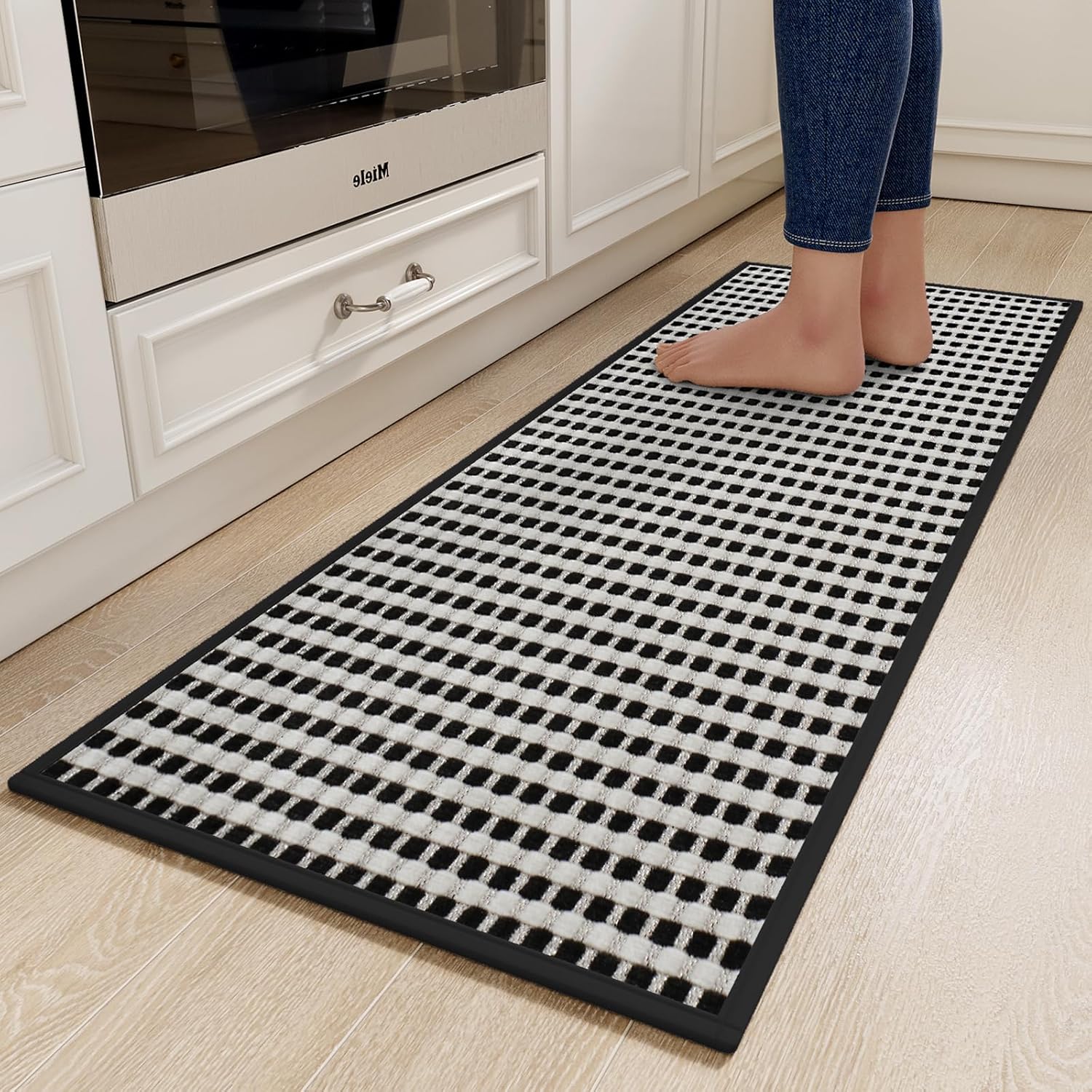 Non Slip Washable Kitchen Runner Rugs for Safe Cooking Spaces