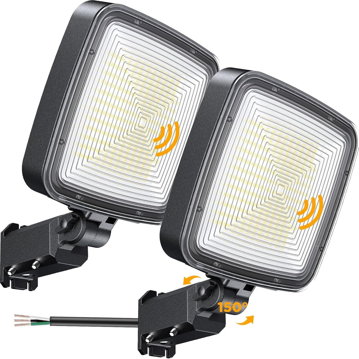 150W Dusk to Dawn Outdoor Lighting by WILLGOTOP for Yard