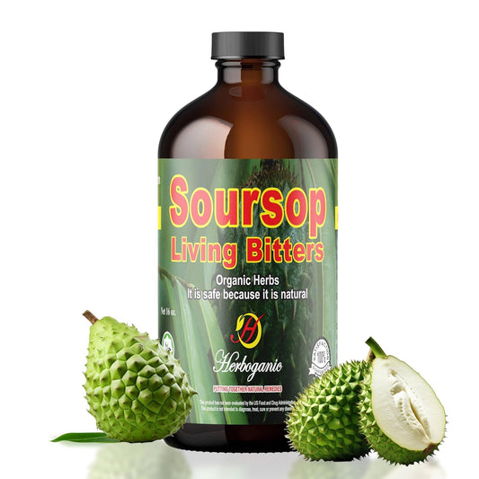 Herboganic Soursop Bitters | Natural Wellness 16 OZ