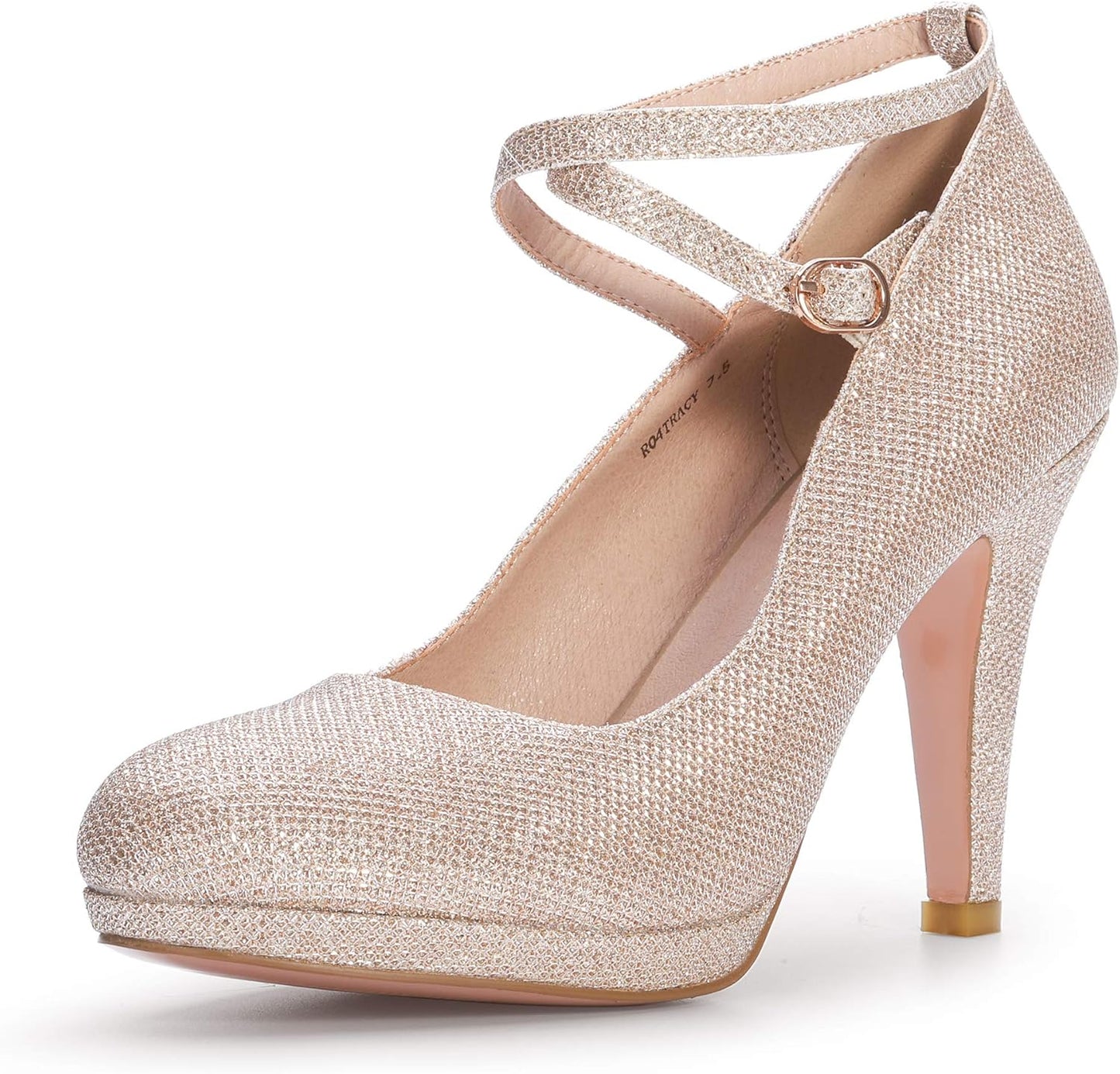 IDIFU Women's Tracy Platform High Heels for Work and Weddings