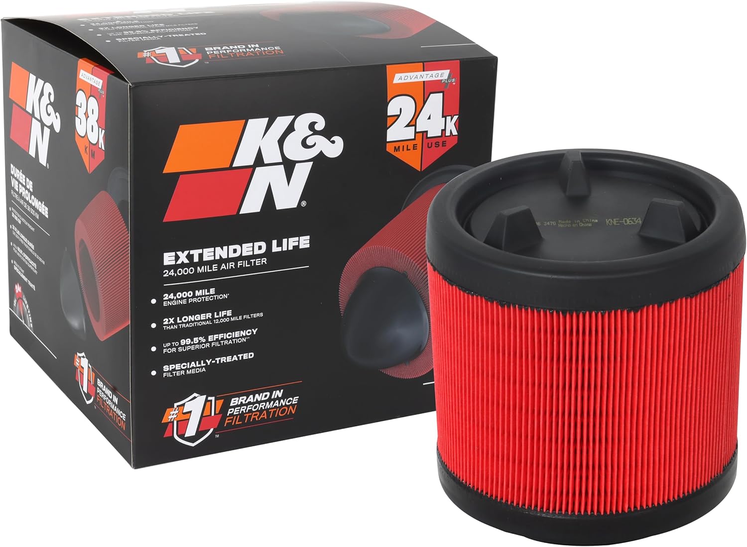 K&N Engine Air Filter for 2021 Ford Bronco: 24K Mile Life