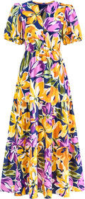 Dowerme Women's Floral Maxi Dress for Effortless Summer Style