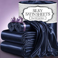 DECOLURE Satin Bed Sheets Queen - Luxury Silky 4-Piece Set