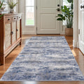 KOZYFLY 4x6 Area Rug Non-Slip Soft Striped Design for Home