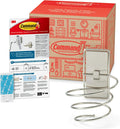 Command Hair Dryer Holder Satin Nickel - Damage-Free Bathroom