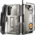 TONGATE Z Fold 5 Case with S Pen Slot & Hinge Protection - Rugged Dual
