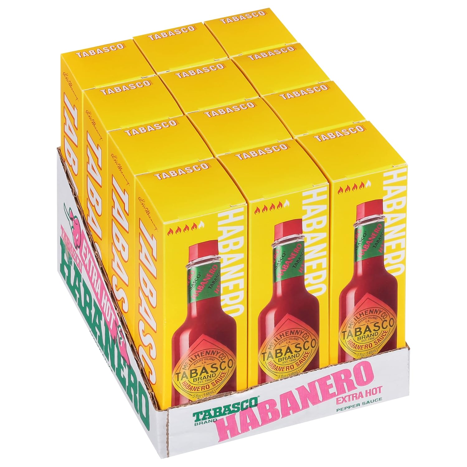 TABASCO Habanero Pepper Sauce - Spicy Caribbean Flavor Pack